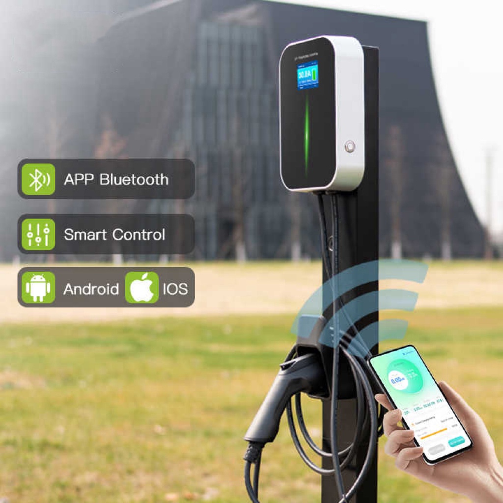 11kw 16A 3 Phase wifi wallbox ev charging electric car charger station for electric vehicle