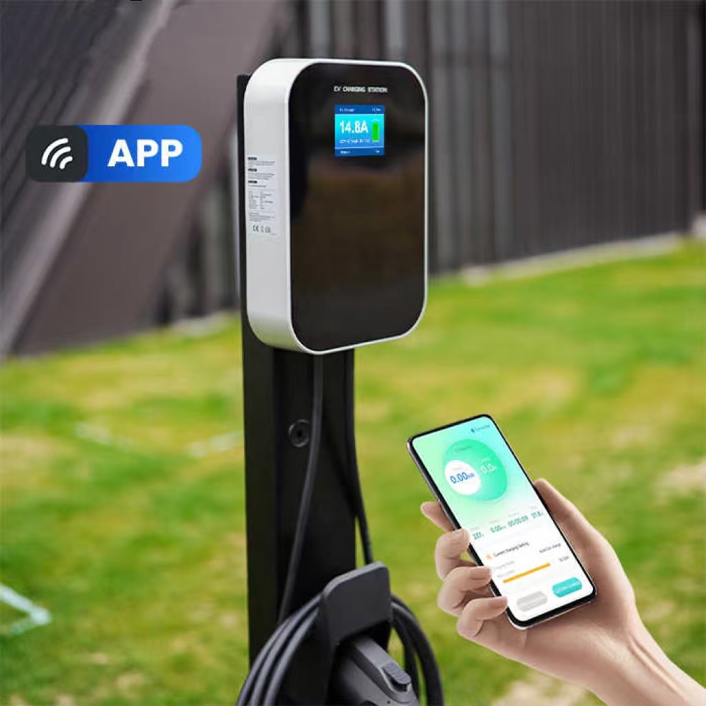 high-quality 11kw app wallbox ev charger for electric car